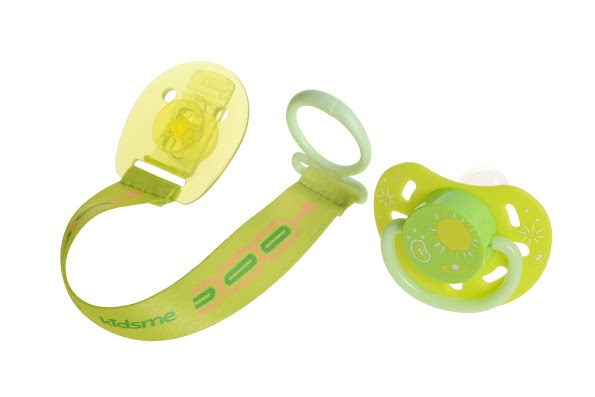 Glow-in-the-dark Pacifier with Clip - Green